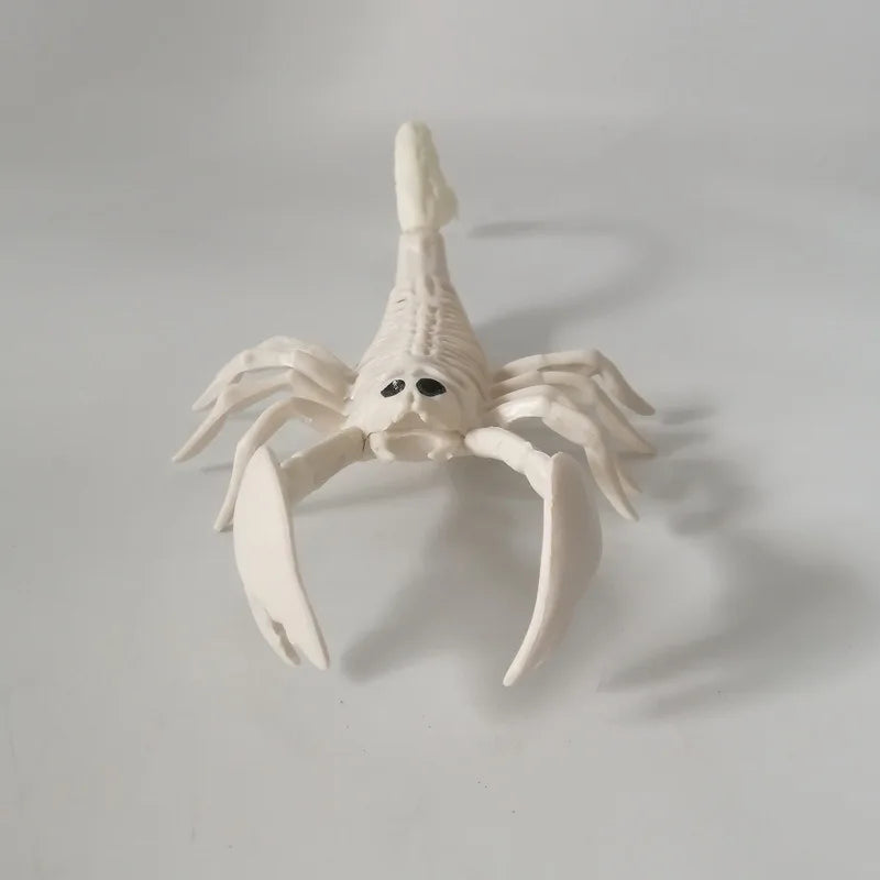 Veylora Halloween Decorations-Realistic Skeleton Props with Bats and Scorpions,Plastic Animal Bones for Haunted Houses,Bars,and Pranks