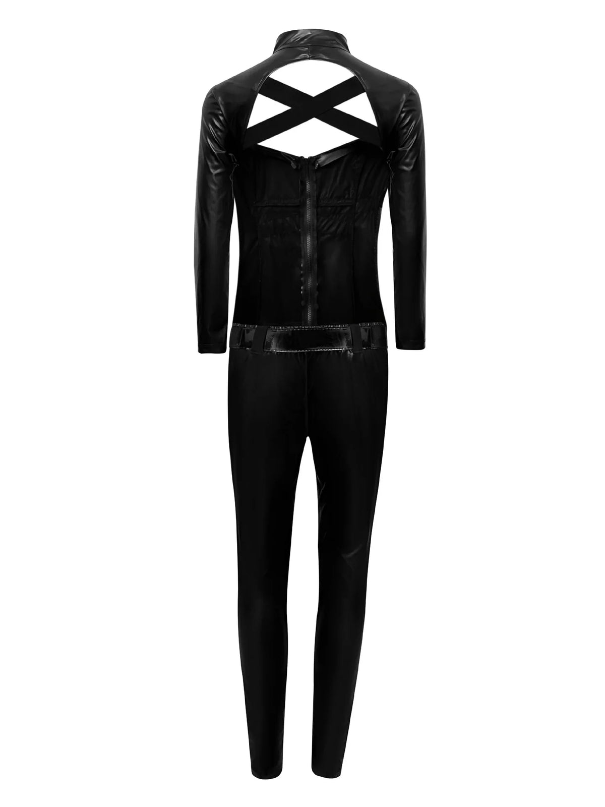 Veylora 2025 New Sexy Cat Cosplay Costume Women's Black Halloween Set Holiday Stage Night Cat Women's Cat Girl Man Role Playing Clothing