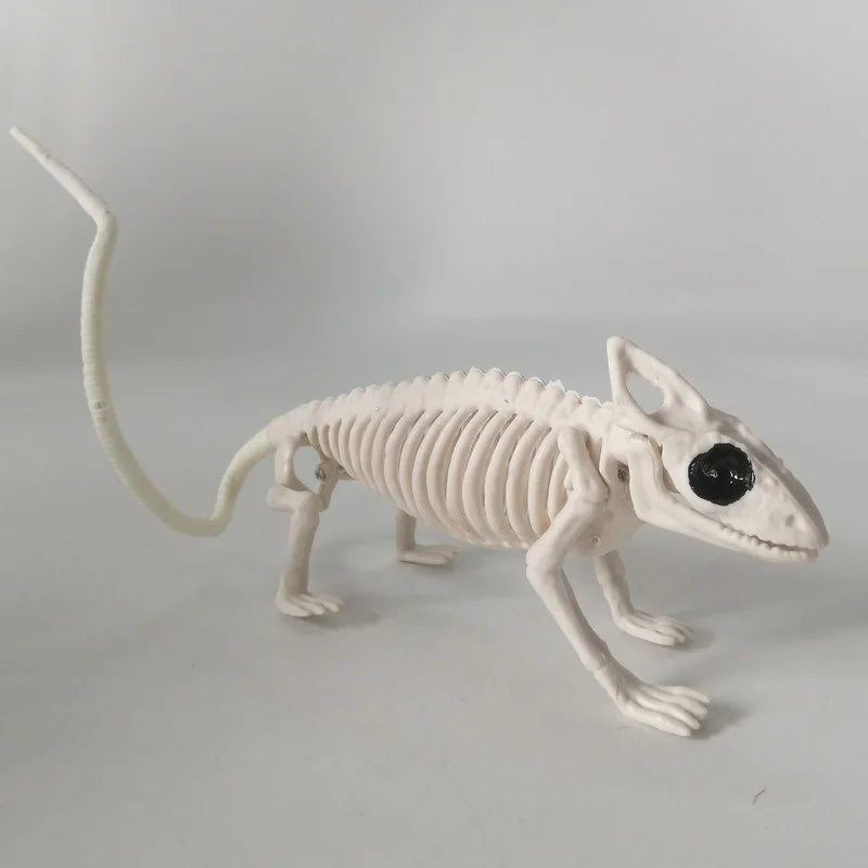 Veylora Halloween Decorations-Realistic Skeleton Props with Bats and Scorpions,Plastic Animal Bones for Haunted Houses,Bars,and Pranks