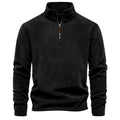 Veylora AIOPESON Brand Quality Thicken Warm Fleece Jacket for Men Zipper Neck Pullover Men's Sweatshirt Soft Shell Mens Jacket