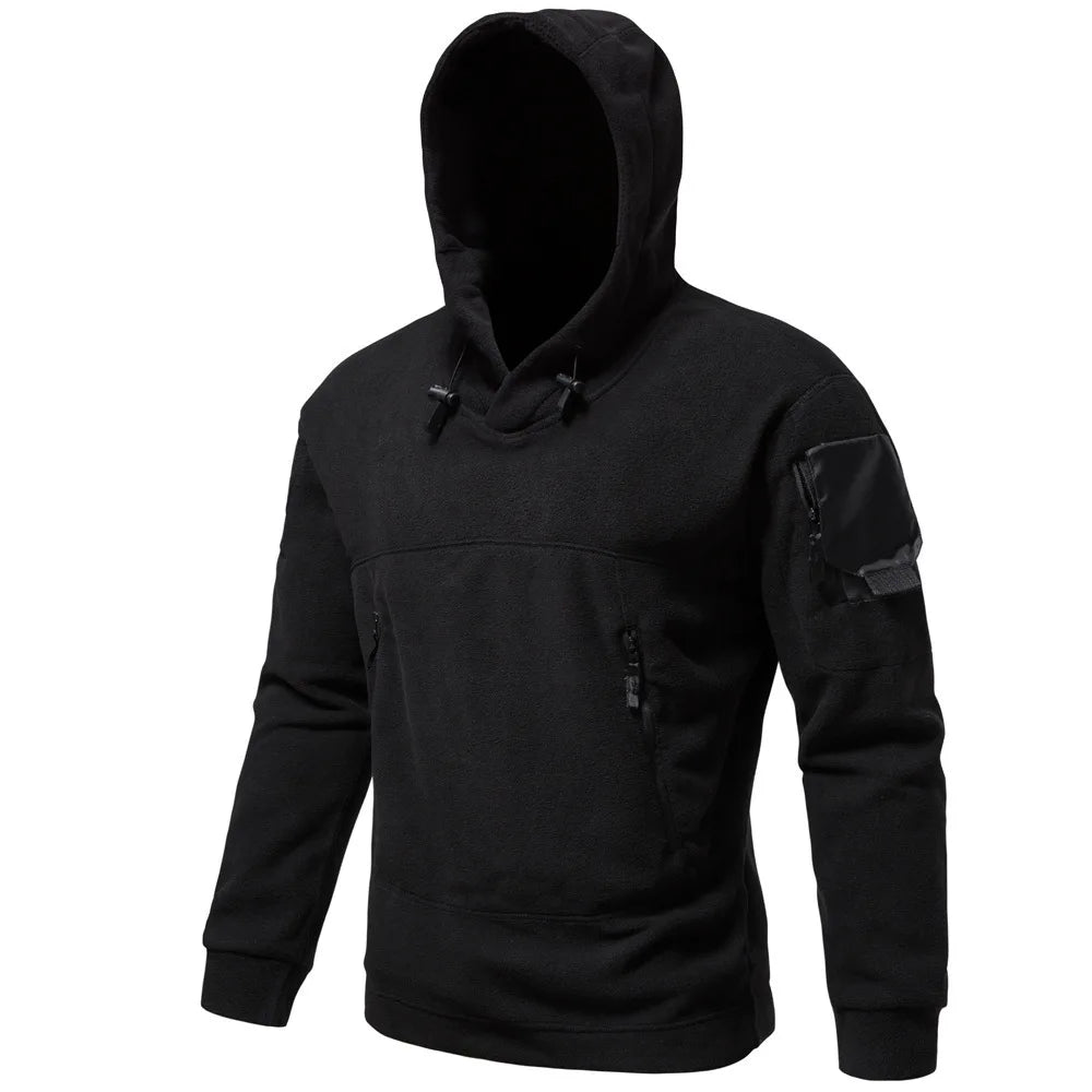 Veylora Hoodies for Man 2025 New Men's Tactical Outdoor Men's Hoodie Autumn Winter Thick Hooded Jacket Multifunctional Casual Sportswear