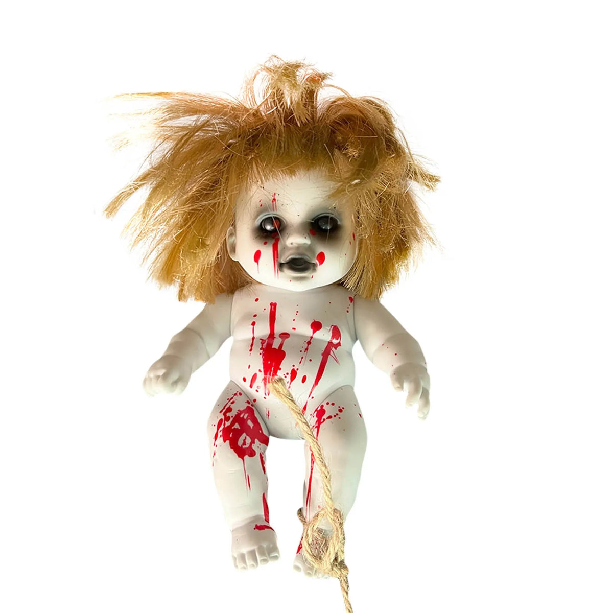 Veylora Halloween Hanging Ghost Dolls Spooky Tricky Toys Ornament Horror Atmosphere Bar Courtyard Prop Happy Halloween Day Party Decor