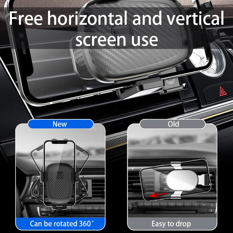 Veylora Seametal Car Phone Holder Bracket Accessories Interior Air Outlet Vent Base Gadget Universal Auto Cellphone Support Accessories