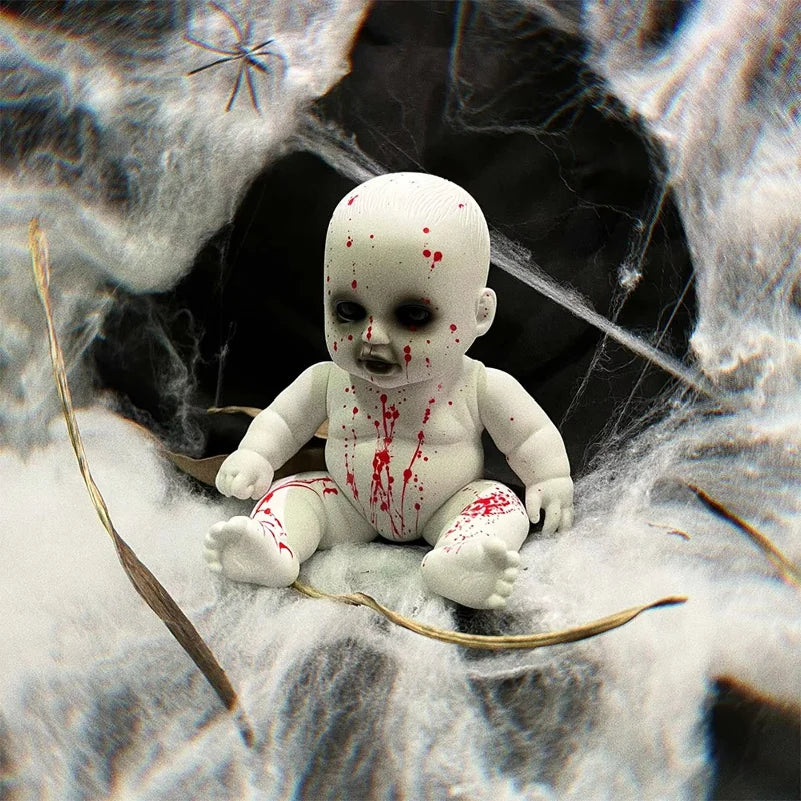 Veylora Halloween Hanging Ghost Dolls Spooky Tricky Toys Ornament Horror Atmosphere Bar Courtyard Prop Happy Halloween Day Party Decor