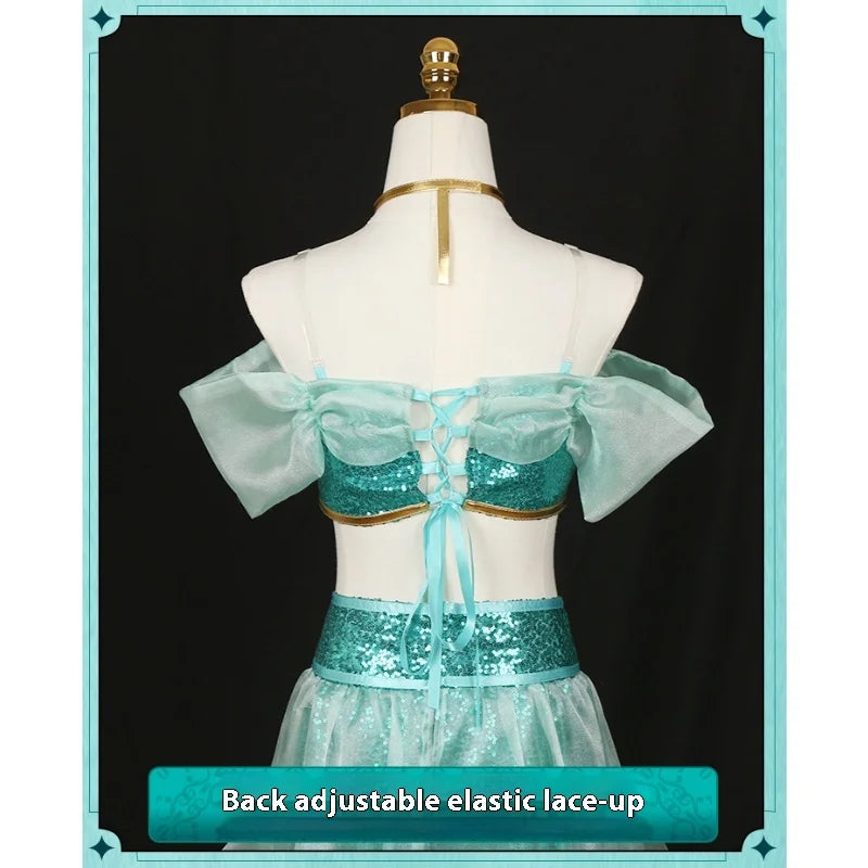 Veylora Cosplay Costumes, Adult Performance Costumes, Christmas Ladies' Birthday Parties, Carnival Jasmine Princess Dresses