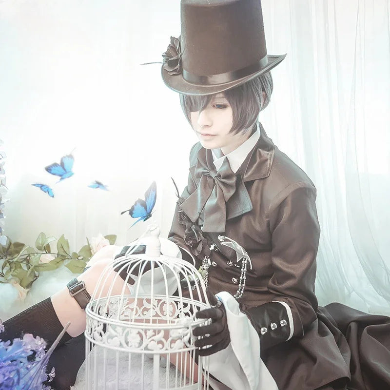 Veylora Cosplay Anime Black Butler Cosplay Ciel Phantomhive Cosplay Cotume Kuroshitsuji Costume Halloween Women Fancy Party Outfit 2025