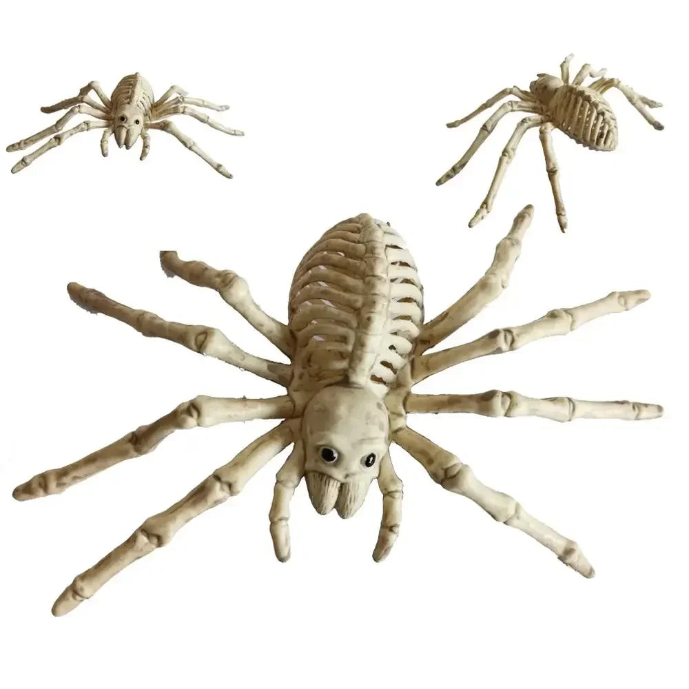 Veylora Halloween Decorations-Realistic Skeleton Props with Bats and Scorpions,Plastic Animal Bones for Haunted Houses,Bars,and Pranks