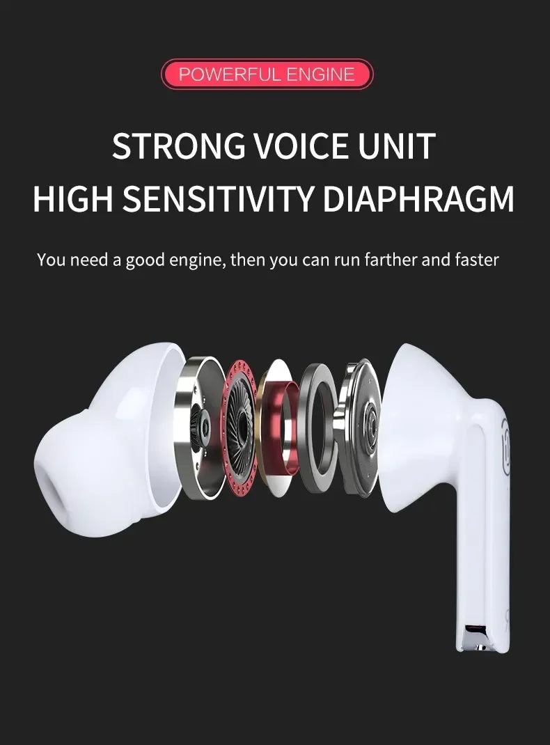 Veylora Bluetooth Earphone Air Pro Wireless Earphone Sound Noise Cancelling Bluetooth Earbuds Touch Control Headphones