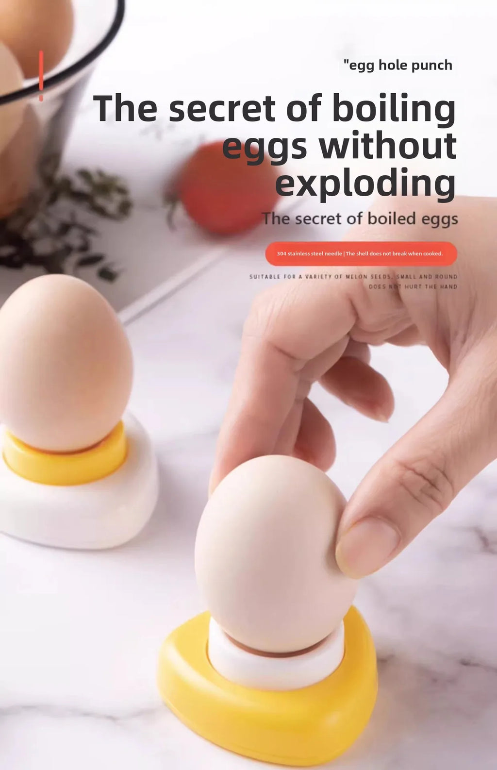 Veylora Kitchen Gadgets Egg Hole Punch Kitchens Accessories Cracker Piercing Practical Kitchen Baking Accessories Gadget Cooking Tools
