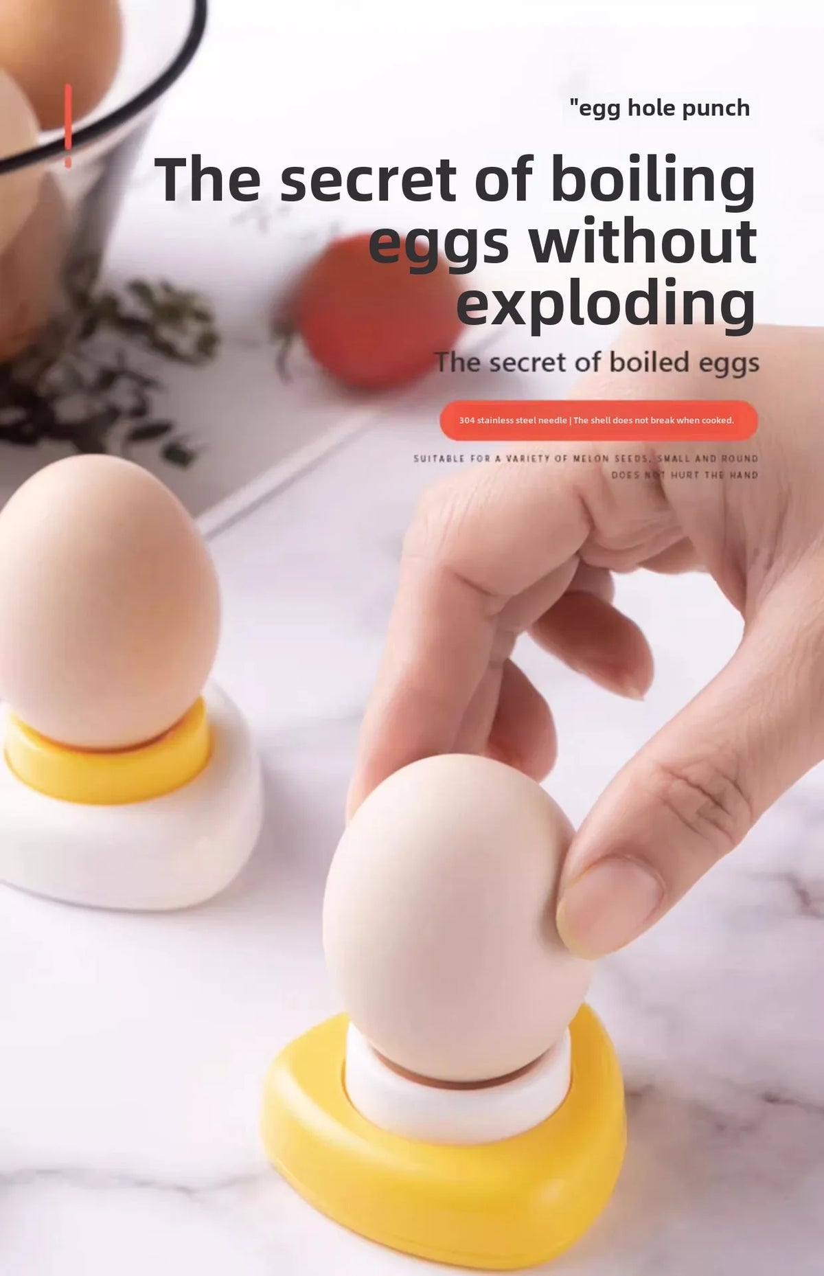 Veylora Kitchen Gadgets Egg Hole Punch Kitchens Accessories Cracker Piercing Practical Kitchen Baking Accessories Gadget Cooking Tools