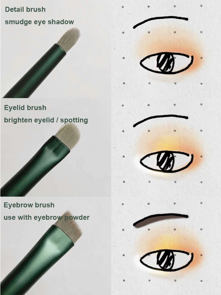 Veylora 13 PCS Makeup Brushes Set Eye Shadow Foundation Women Cosmetic Brush Eyeshadow Blush Beauty Soft Make Up Tools Bag