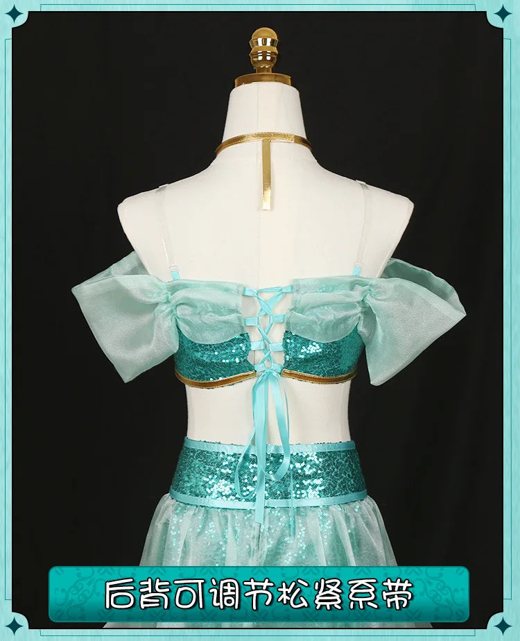 Veylora Cosplay Costumes, Adult Performance Costumes, Christmas Ladies' Birthday Parties, Carnival Jasmine Princess Dresses
