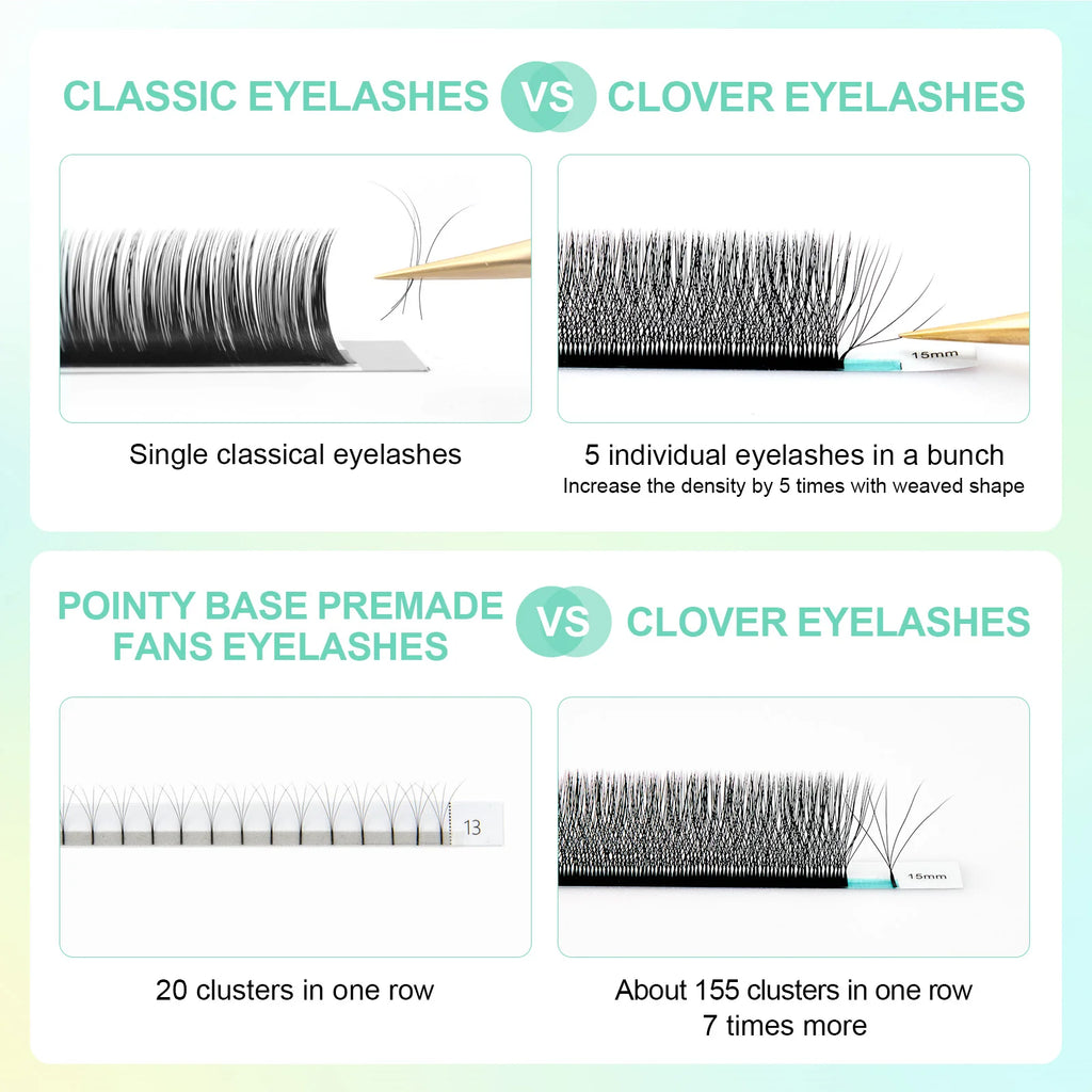 Veylora :NAGARAKU Automatic Flowering W Shape  Bloom 3D 4D 5D 6D Premade Fans Eyelash Extensions Natural Soft Light Full Dense