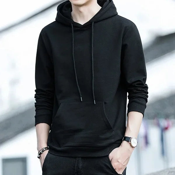 Veylora Hoodies 2024 New Men Harajuku Hooded Sweatshirts Casual All-match Pullover Streetwear Sweater Fashion Clothing Sweatshirt Hoodie