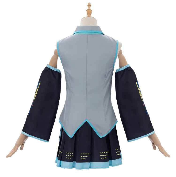 Veylora Anime Character Performance Clothes MIKU Anime Clothes Cosplay Clothes JK Skirt Same Suit Wig Accessories Halloween Costume