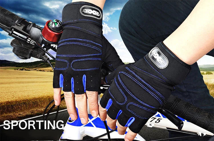 Veylora Gym Gloves for Men Women Fitness Weight Lifting Wristband Gloves Body Building Training Sports Exercise Cycling Glove Shockproof