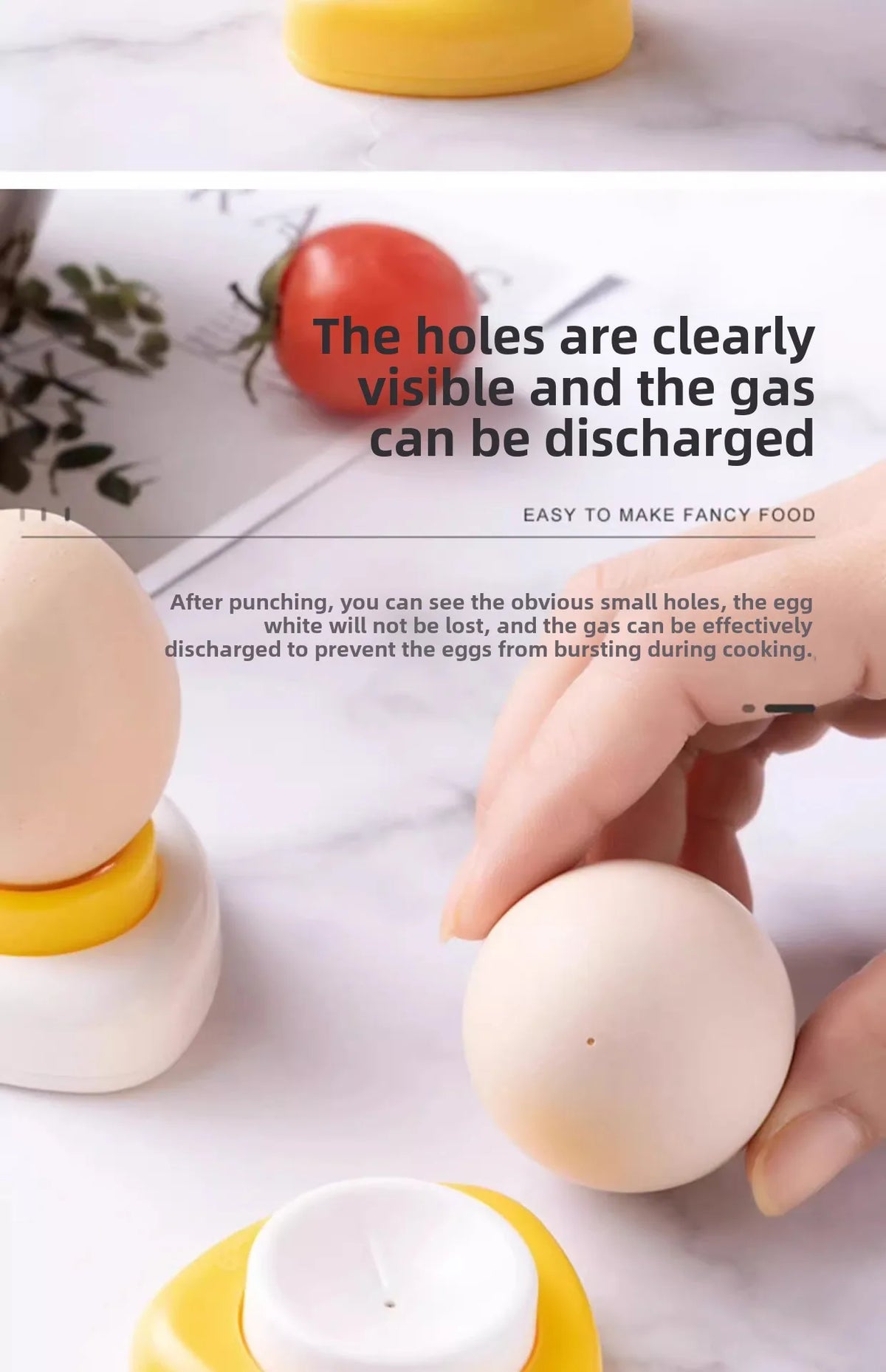 Veylora Kitchen Gadgets Egg Hole Punch Kitchens Accessories Cracker Piercing Practical Kitchen Baking Accessories Gadget Cooking Tools