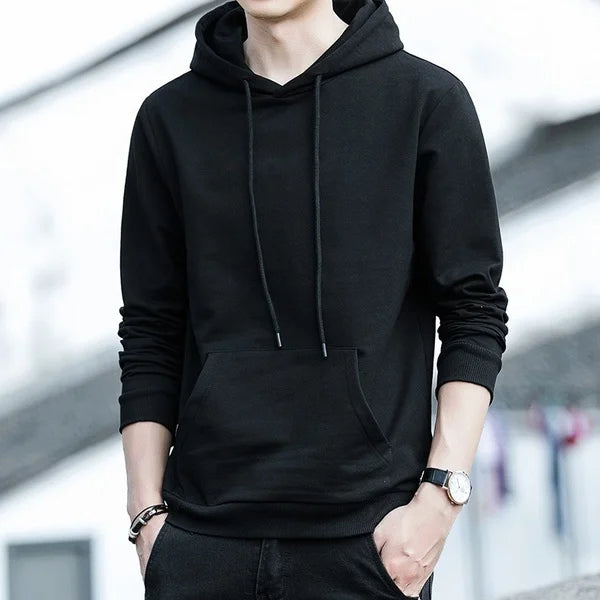 Veylora Hoodies 2024 New Men Harajuku Hooded Sweatshirts Casual All-match Pullover Streetwear Sweater Fashion Clothing Sweatshirt Hoodie
