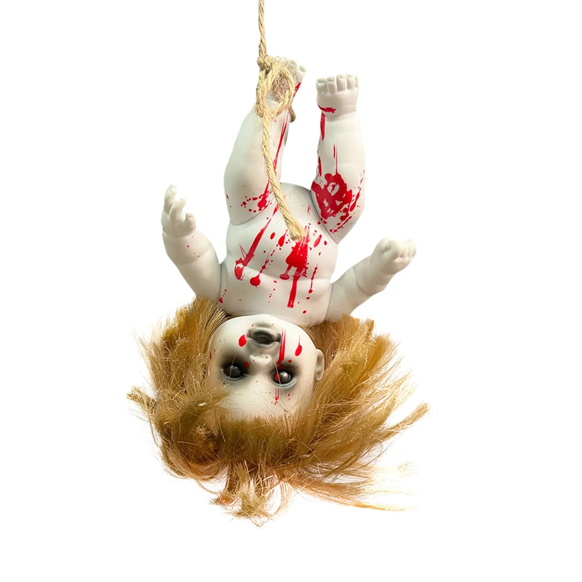 Veylora Halloween Hanging Ghost Dolls Spooky Tricky Toys Ornament Horror Atmosphere Bar Courtyard Prop Happy Halloween Day Party Decor