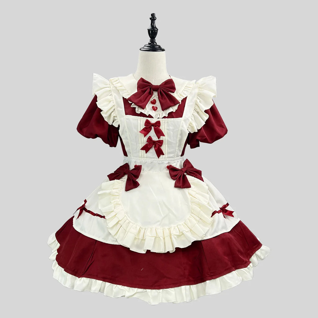 Veylora Color Cosplayer Black Lolita Cosplay Costume Halloween Maid Outfit Carnival Comic Exhibition Women Dress Suit European Clothing