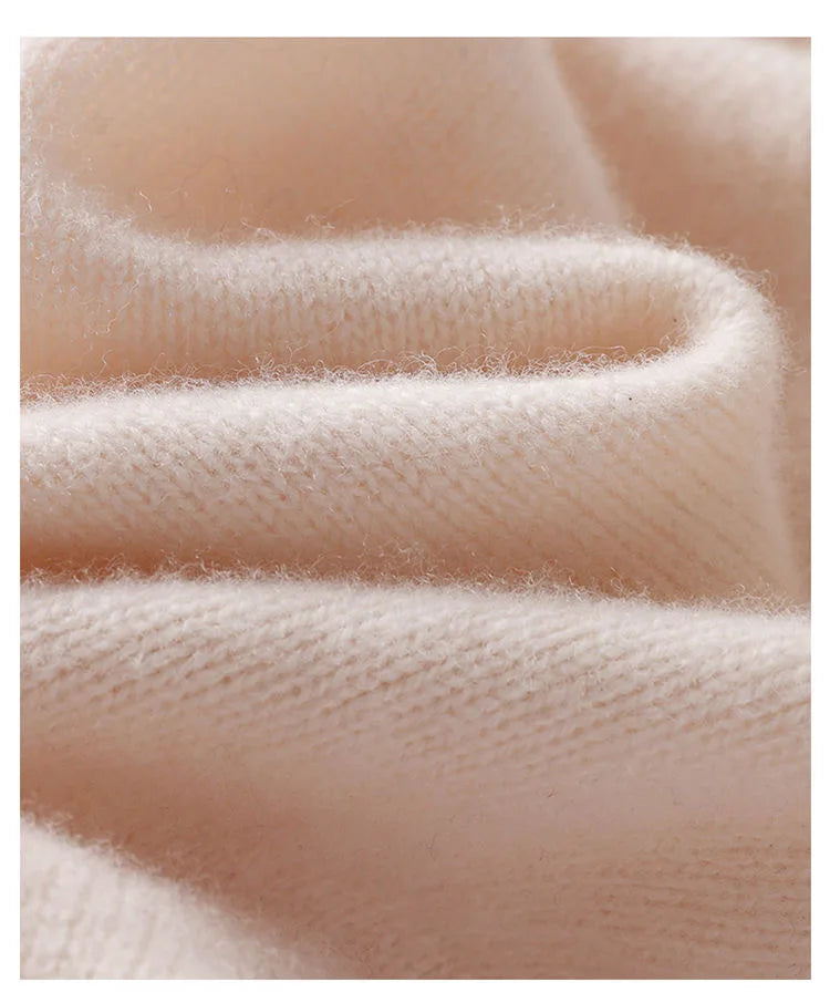 Autumn Winter Men Cashmere Sweater O-neck Soft Warm Pullovers Male Loose Knitted Shirt Korean men's winter blouse