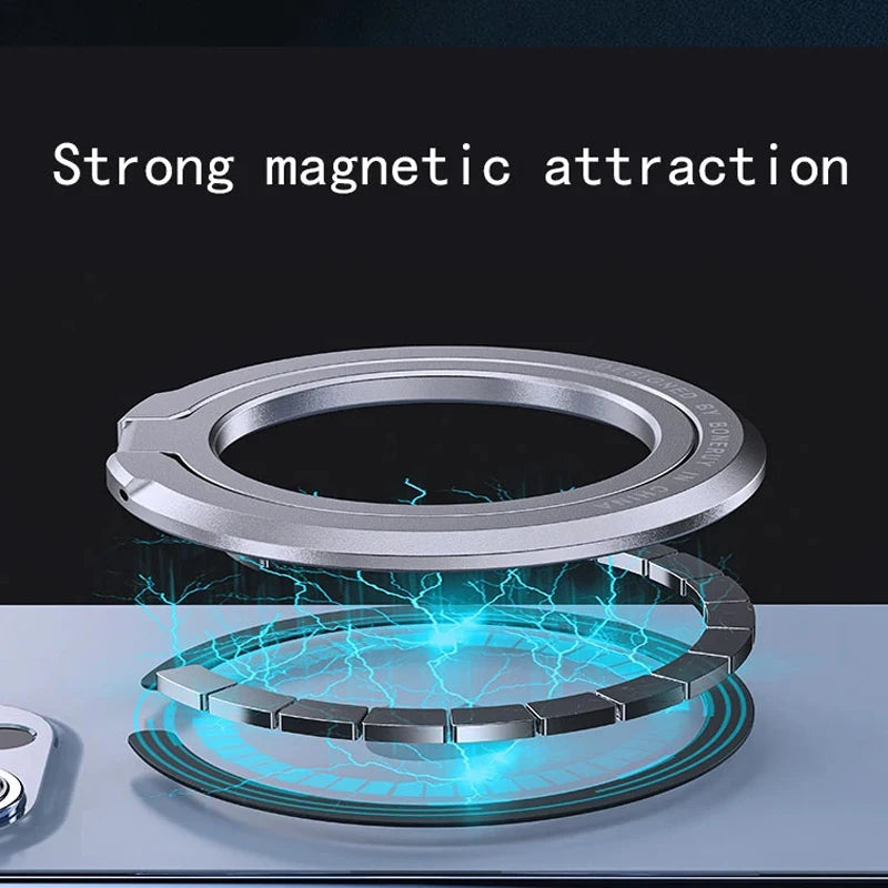 Veylora 2025 New Magnetic Phone Ring Holder for MagSafe Accessories Adjustable Finger Ring Support Bracket For Magnet Case for IPhone