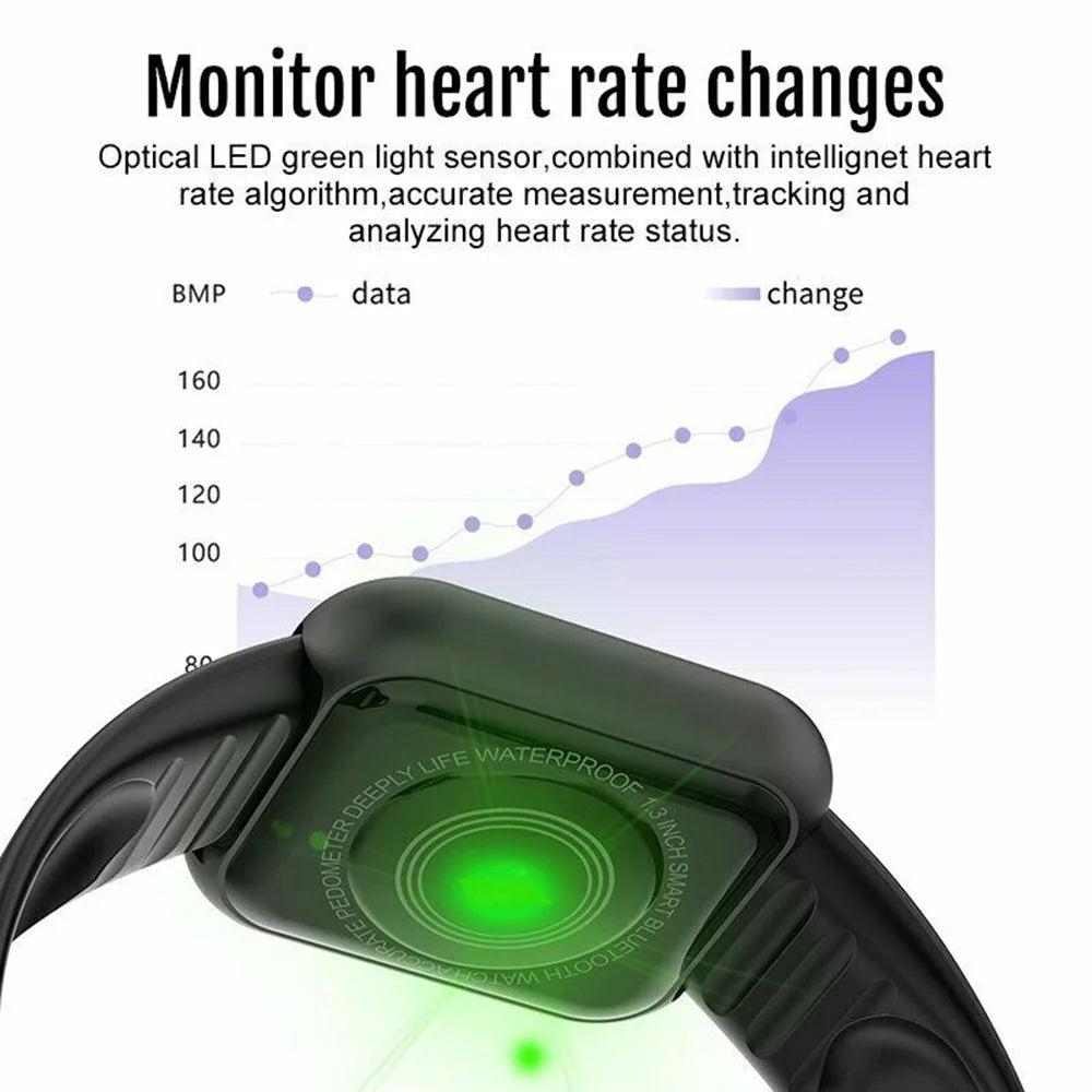Veylora Smart Watch For Women Men Wristwatch Bluetooth Connected Phone Player Music Fitness Sport Bracelet Sleep Monitor Digital Watches