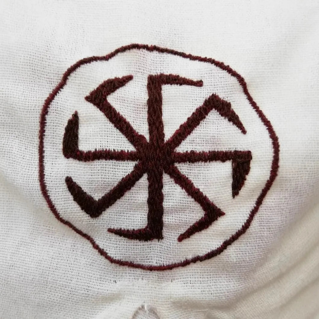 Veylora Men's Medieval Pirate Shirt Cotton Linen Shirts for Men Embroidered Top Renaissance Halloween Costume Adult Carnival Cosplay