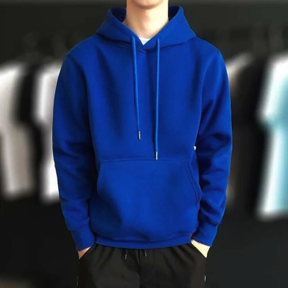 Veylora Hoodies 2024 New Men Harajuku Hooded Sweatshirts Casual All-match Pullover Streetwear Sweater Fashion Clothing Sweatshirt Hoodie