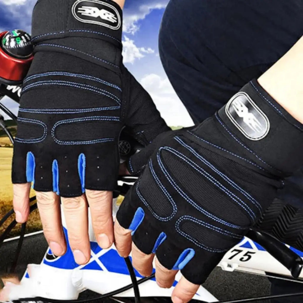 Veylora Gym Gloves for Men Women Fitness Weight Lifting Wristband Gloves Body Building Training Sports Exercise Cycling Glove Shockproof