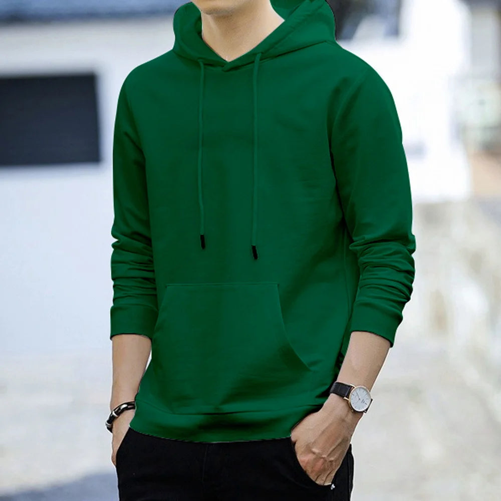 Veylora Hoodies 2024 New Men Harajuku Hooded Sweatshirts Casual All-match Pullover Streetwear Sweater Fashion Clothing Sweatshirt Hoodie
