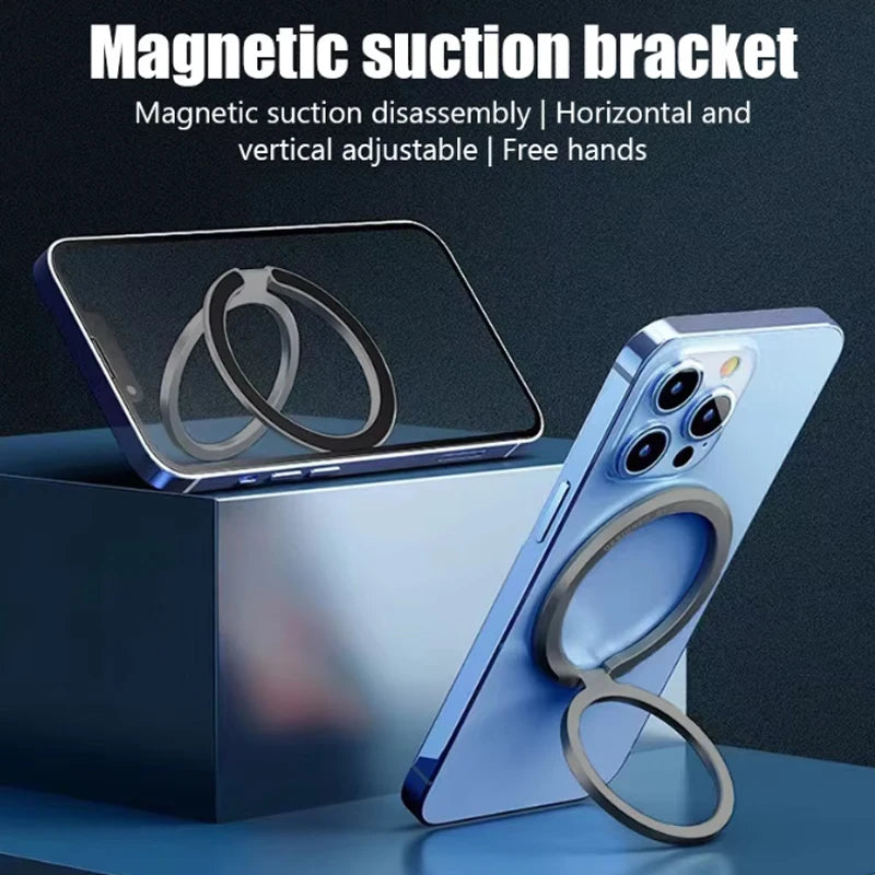Veylora 2025 New Magnetic Phone Ring Holder for MagSafe Accessories Adjustable Finger Ring Support Bracket For Magnet Case for IPhone