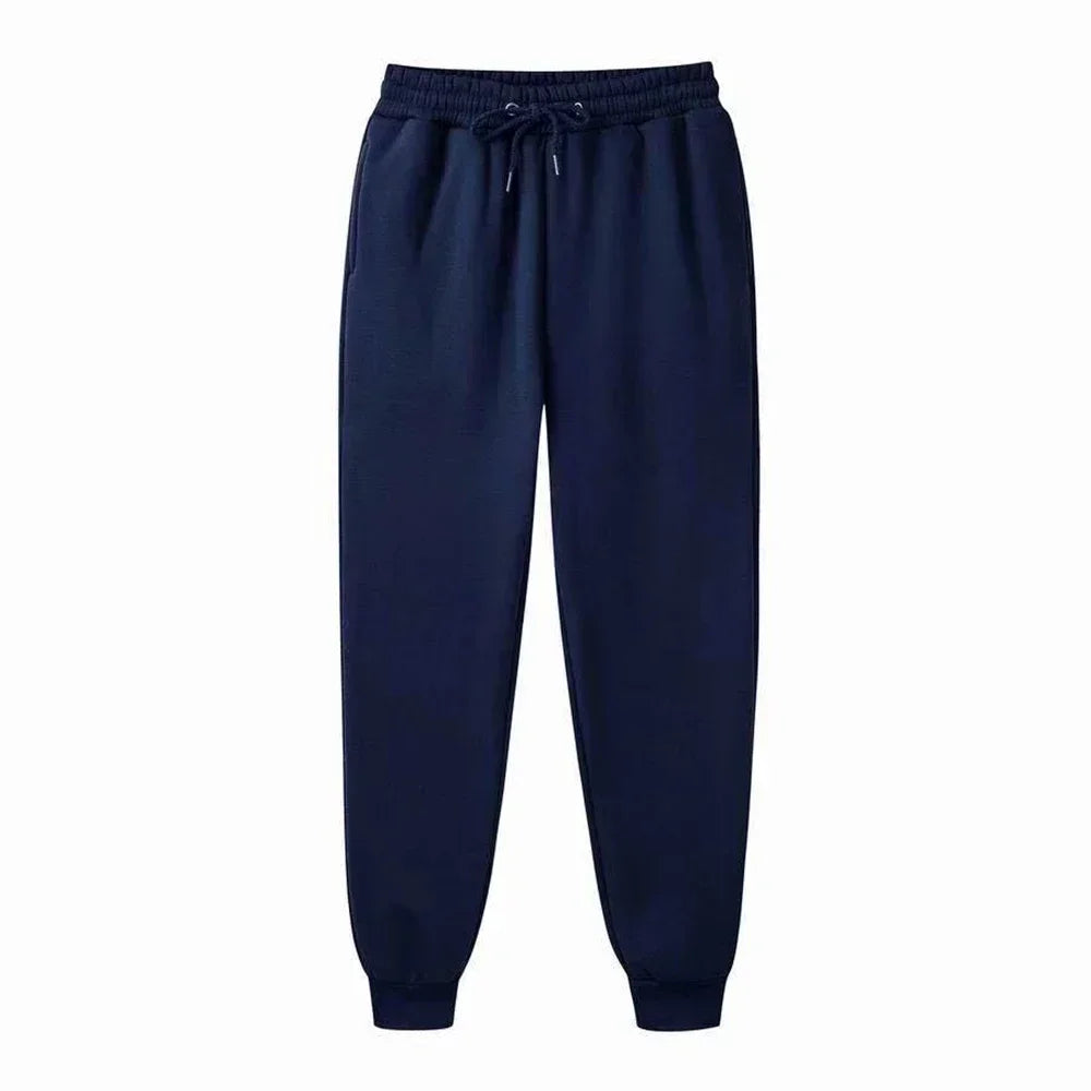 Veylora Men's Pants 23 Print Fleece Sweatpants Warm Jogging Pants Male Outdoor Trousers Straight Fashion Workout Sports Casual Long Pant