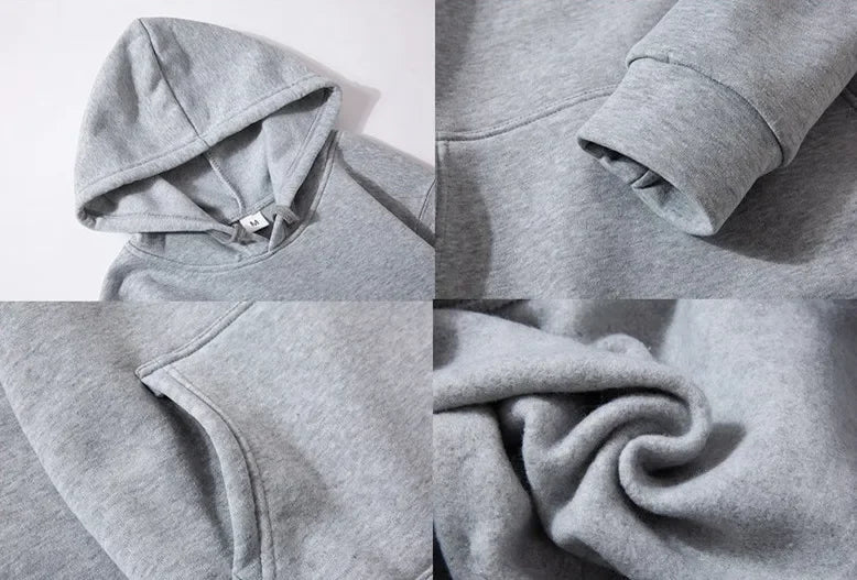 Veylora Hoodie Men's Trendy Brand Versatile Hong Kong Style High Street American Printed Top Autumn and Winter Coat Streetwear Anime
