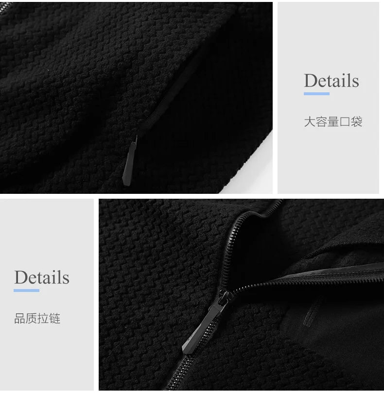 Veylora Hoodies Sweatshirt Mens Streetwear L-5XL 6XL Autumn Winter New Quick-Dry Hoodied Men Youth Solid Color Casual Sweatshirts 17268