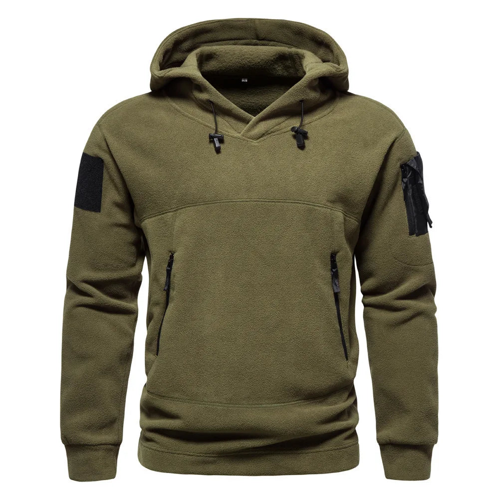 Veylora Hoodies for Man 2025 New Men's Tactical Outdoor Men's Hoodie Autumn Winter Thick Hooded Jacket Multifunctional Casual Sportswear