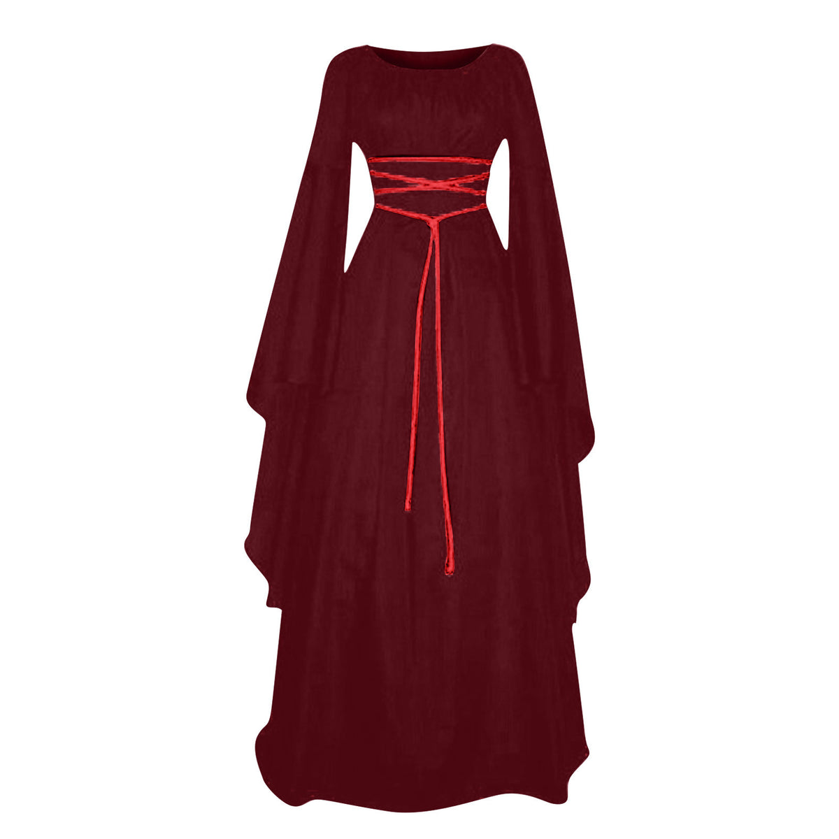 Veylora Women Dresses Vintage Medieval Cosplay Costume Ghost Witch Vampire Gothic Dress Halloween Christmas Masquerade Party Dress