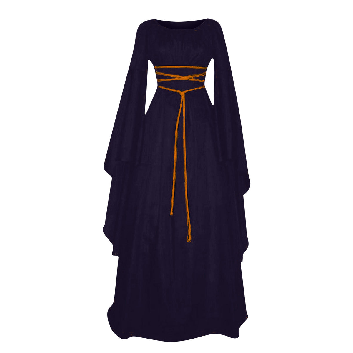 Veylora Women Dresses Vintage Medieval Cosplay Costume Ghost Witch Vampire Gothic Dress Halloween Christmas Masquerade Party Dress