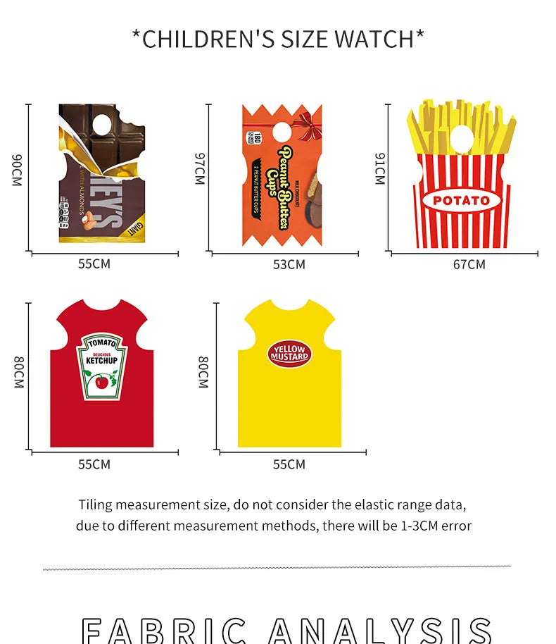 Veylora Festival Costumes Red Tomato Delicious Ketchup Costume Adult Boy Girl Funny Disguise Suit Yellow Halloween Cosplay Party Clothes