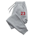 Veylora Men's Pants 23 Print Fleece Sweatpants Warm Jogging Pants Male Outdoor Trousers Straight Fashion Workout Sports Casual Long Pant